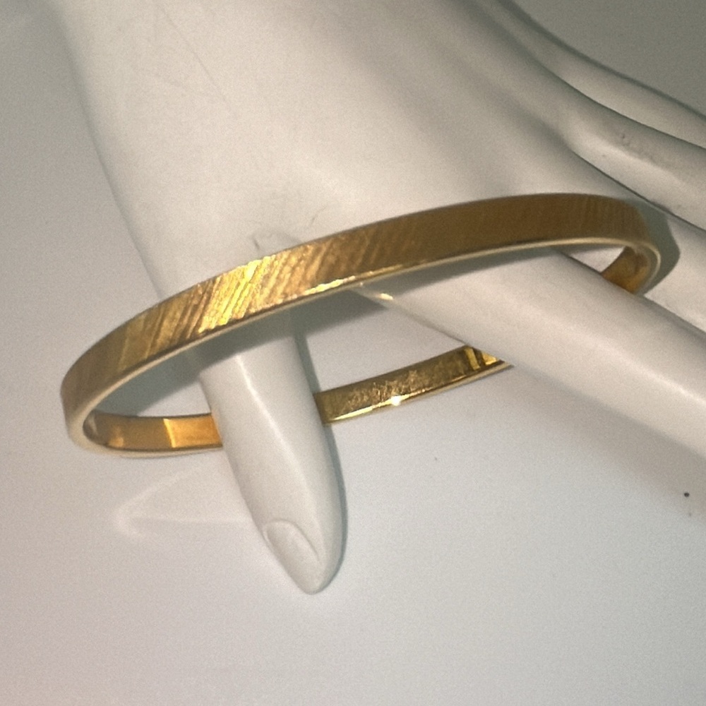 Gold Bangle Bracelet Vintage MONET